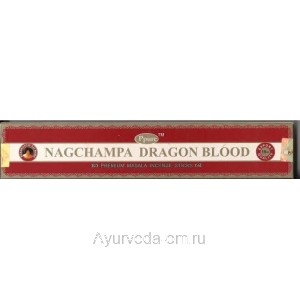 Благовония натуральные Нагчампа Кровь дракона 15 гр. Ппуре (NagChampa Dragon Blood Ppure) Индия